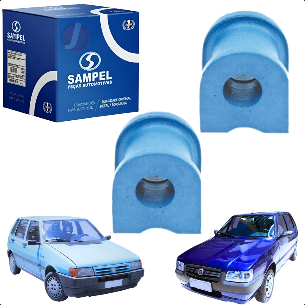 Par Bucha Barra Estabilizadora Uno 91/13 - Spare Parts and Accessories for Vehicles