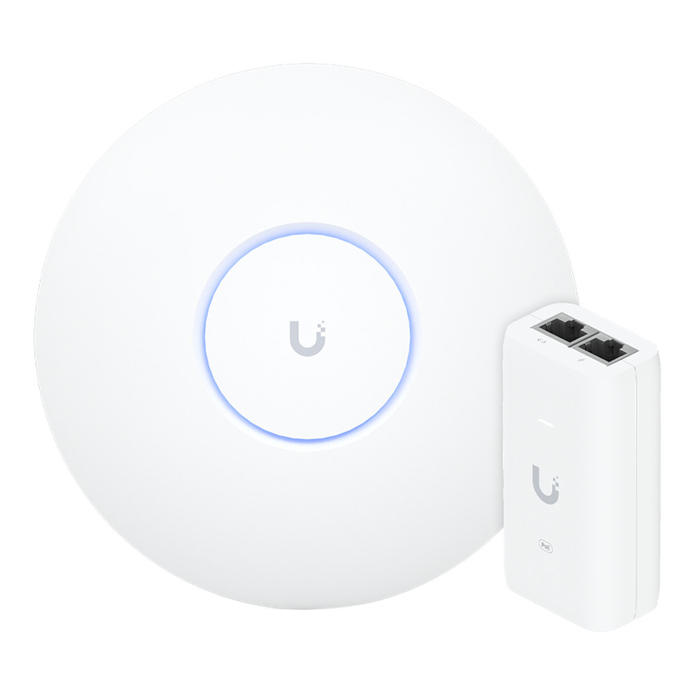 U6 Pro Ubiquiti Com Fonte 48V 15W | Roteador Wi-Fi 6 Access Point 5.3 Gbps + Injetor PoE
