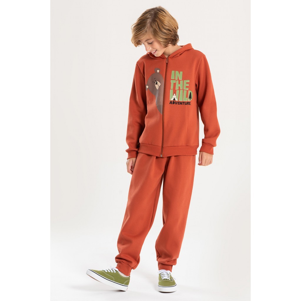 Conjunto Infantil Masculino Pequeno Urso Na Selva em Oferta na Shopee