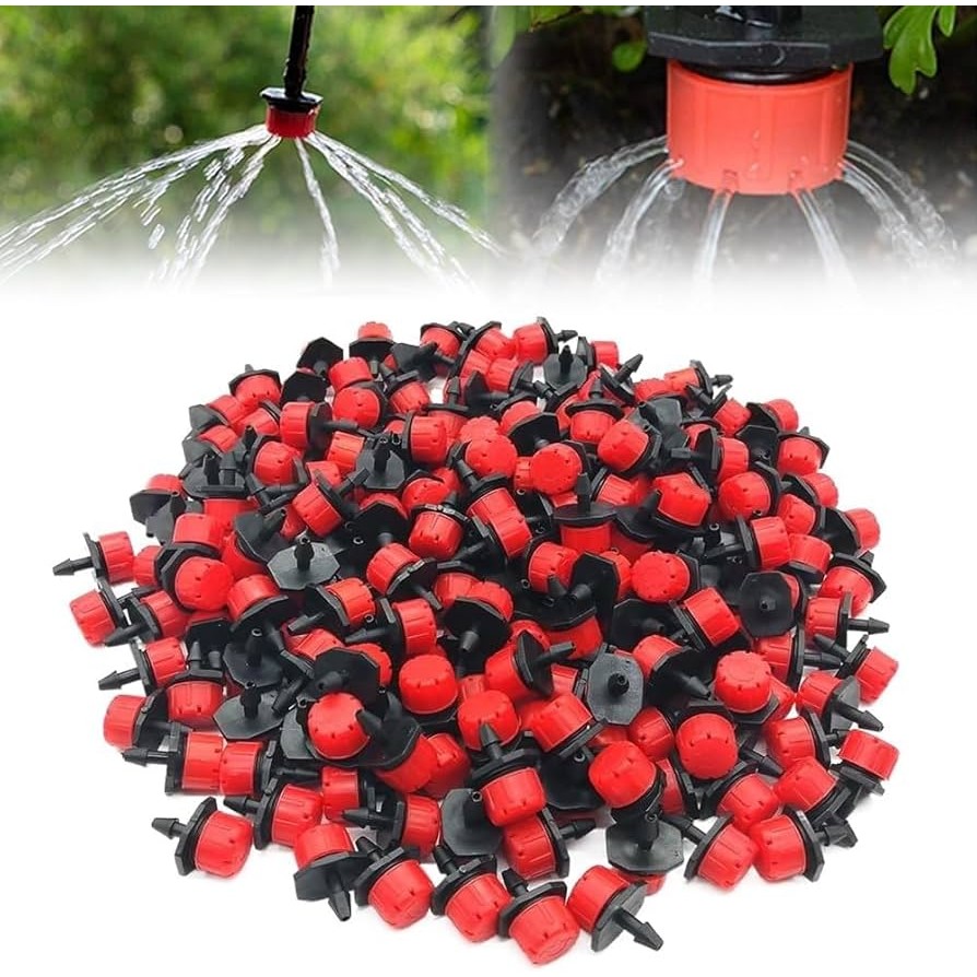 25 Micro Gotejador Regulável Bico Irrigação – para Jardim, Horta e Mangueira 4/7mm
