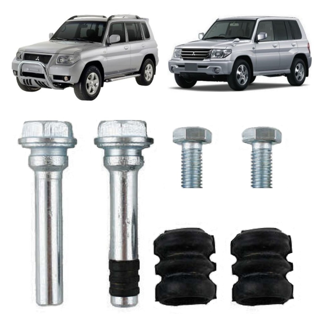 KIT PARAFUSO PINO GUIA PINÇA FREIO DIANTEIRO PAJERO TR4 E IO 2.0 16V 2001 A 2015 (UM LADO)