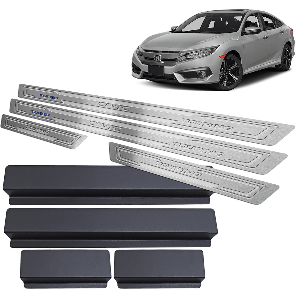 Soleira de Porta Civic Touring Turbo 2017 até 2022 - Aço Inox em Oferta na Shopee