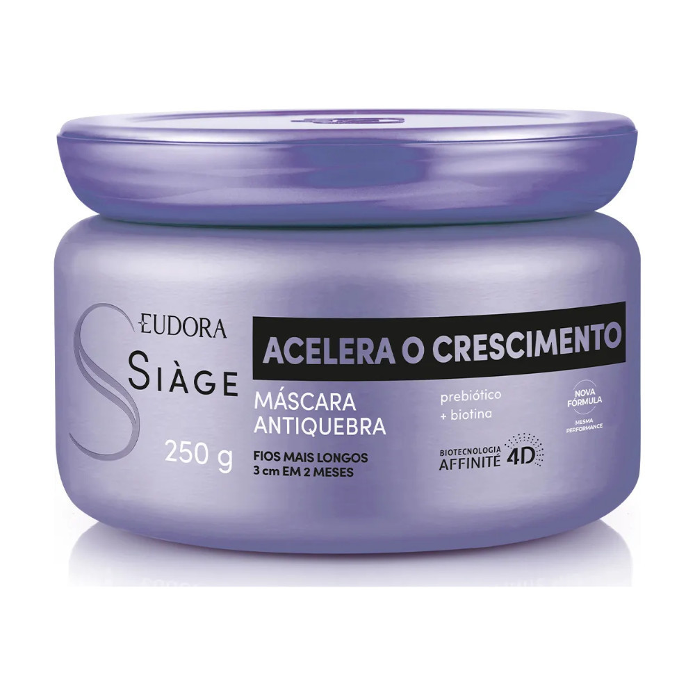 Máscara Antiquebra Eudora Siage Acelera Crescimento 250g: Onde Comprar | BuscaProdutos