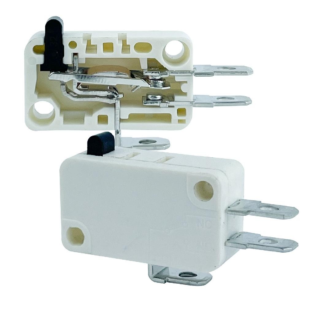 Kit 10 Chave Micro Switch Fim Curso 3 Terminais 16AMP Pci Eletroparts