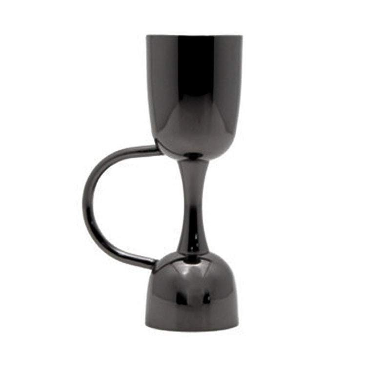 Dosador Duplo Modelo Cálice GunMetal Inox 30ml X 50ml - Fracalanza