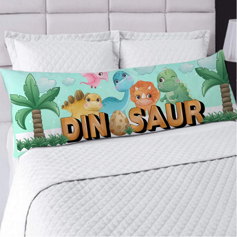 Fronha Travesseiro De Corpo Xuxão Enchimento de Silicone 1.25x0.45cm Dino Baby em Oferta na Shopee