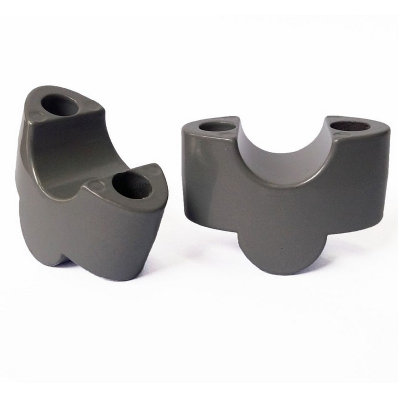 Alongador para Adaptador Guidão 22mm Biker Prata