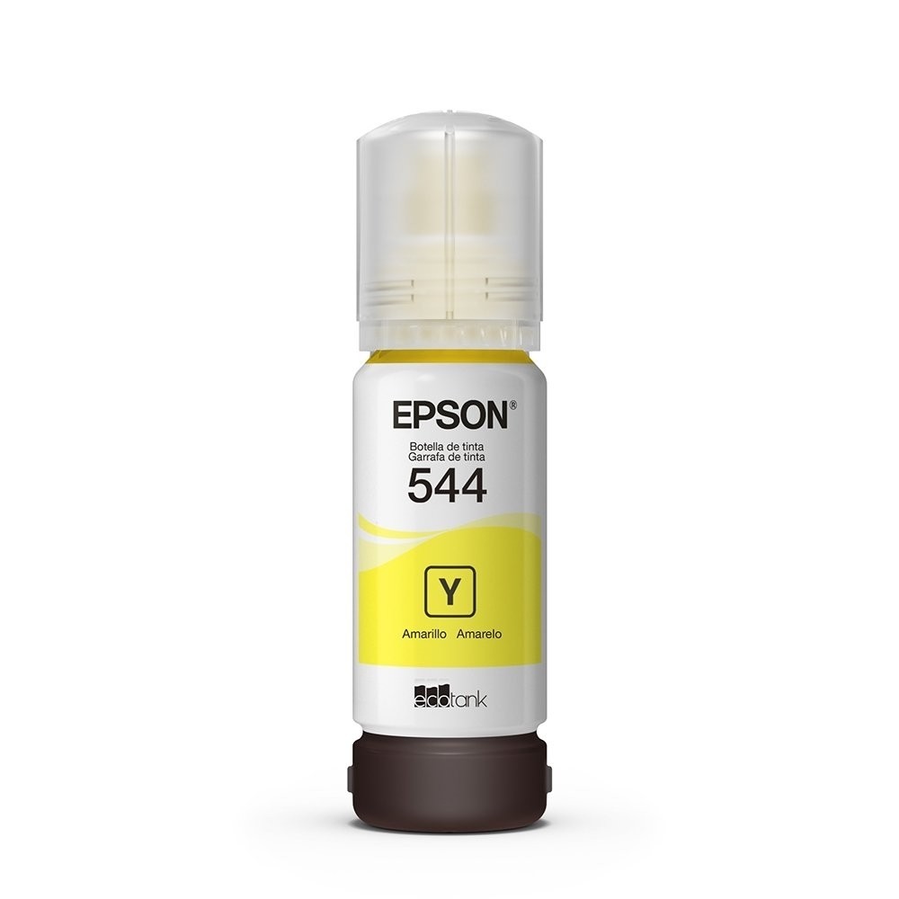 Refil De Tinta Epson T544422-BR Amarelo | Para Impressoras L3110|L3210|L3150|L3250|L5190|L5290 em Oferta na Shopee