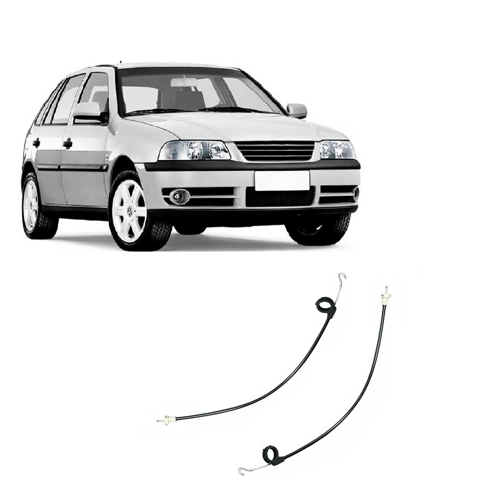 Par Cabo Fechadura Gol Valeo G2 G3 Porta Dianteira Ponta Em L 4 Portas em Oferta na Shopee
