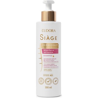 Shampoo Antiqueda Siàge Dermo Hair Resistência 300ml Eudora em Oferta na Shopee