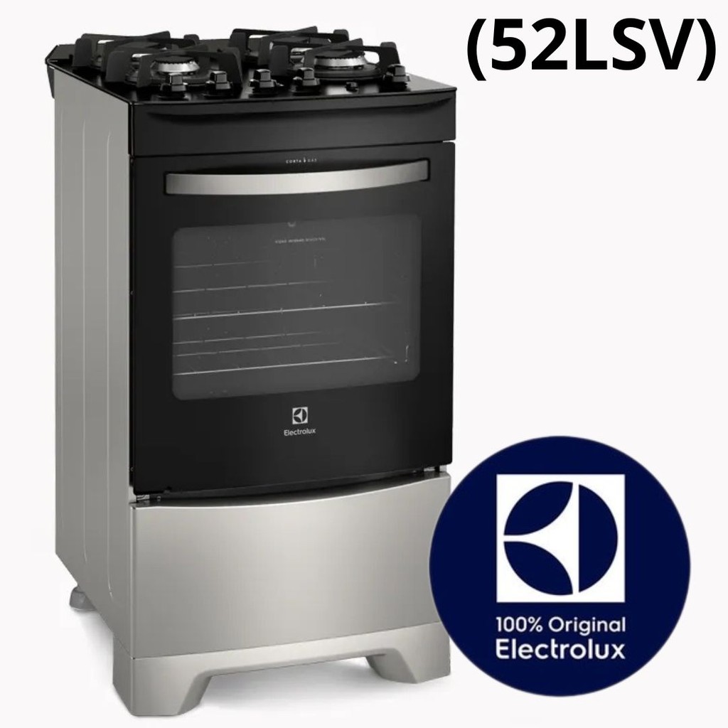 PÉ NIVELADOR TRASEIRO PARA FOGAO ELECTROLUX - 52LSV - 52LXU - 56SPB - 52LPV - ORIGINAL