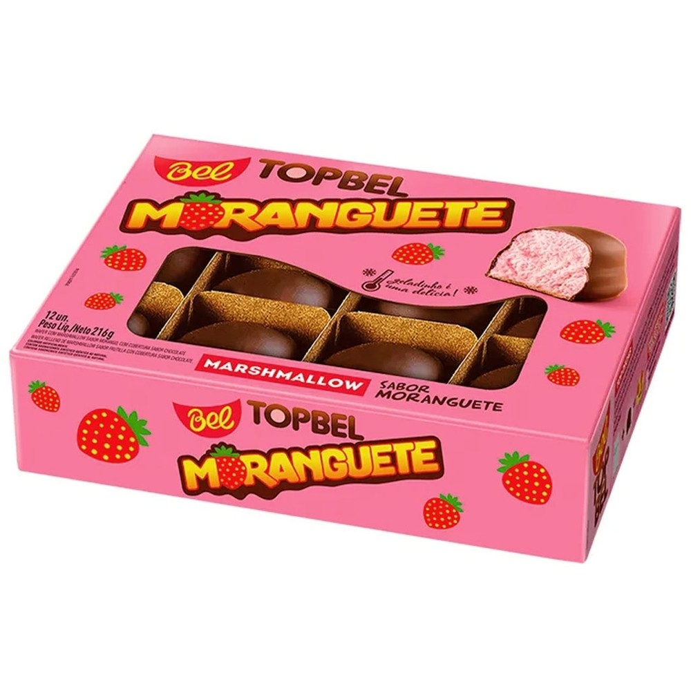Top Bel Marshmallow Moranguete c/12 - Bel
