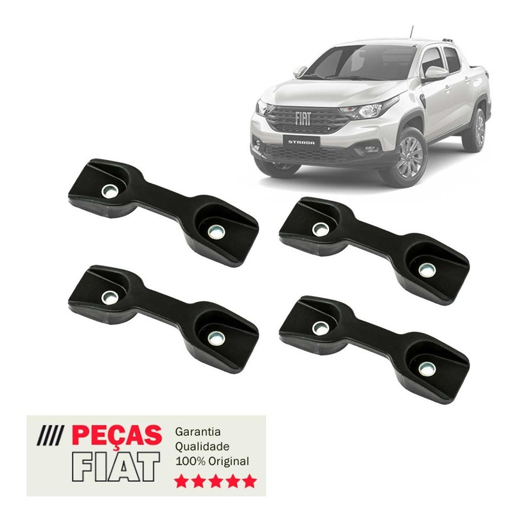 Gancho Da Caçamba Fiat Toro Strada 4 Pçs Grampola Original - 51706391