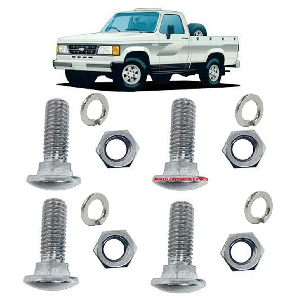 Kit 4 Parafusos do Suporte Para Choque ACD10 20 Caminhao Gm 52266683