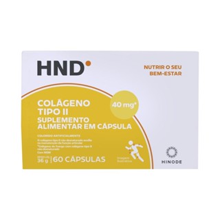 Suplemento Alimentar Colágeno Tipo II HND 60 Cápsulas em Oferta na Shopee