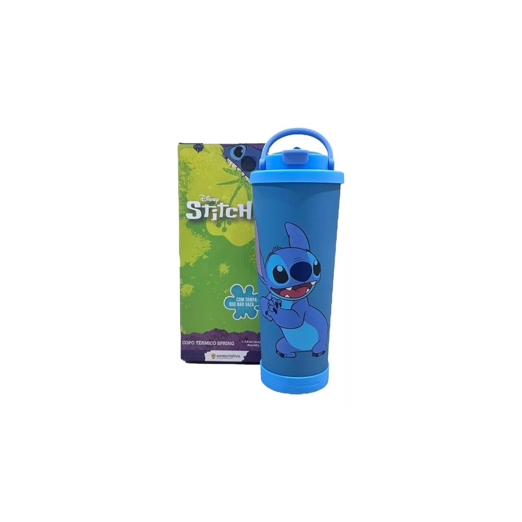 Copo Térmico Spring Stitch Disney 850ml - ZonaCriativa