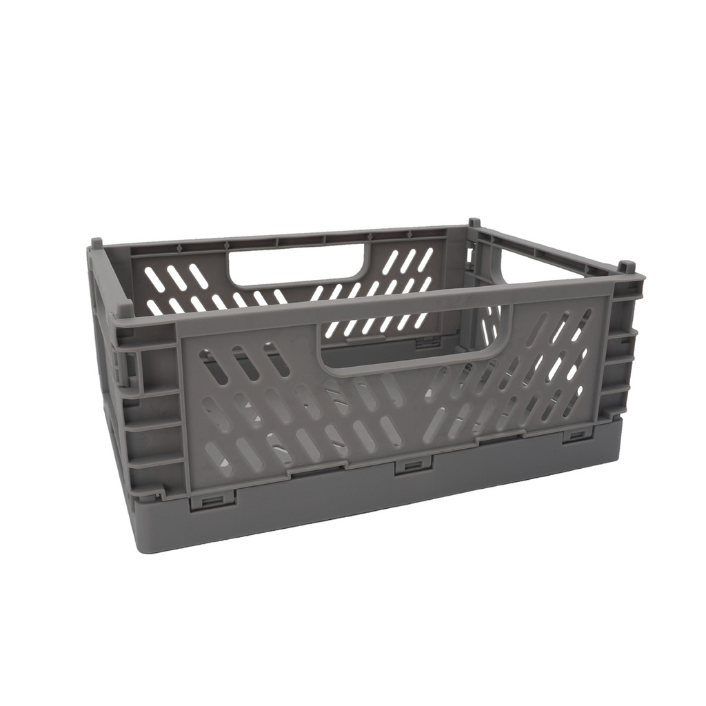 caixa organizadora 2,3L dobrável de plástico multiuso - Oikos - Home & Living