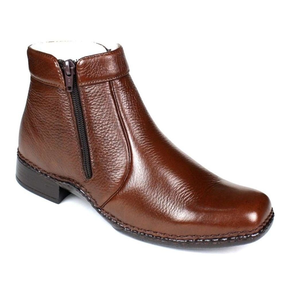 Bota Masculina Botina Country Peão Rodeio Couro Legítimo Sola Costurada A Mão Palmilha Gel Conforto Saúde Para Seus Pés