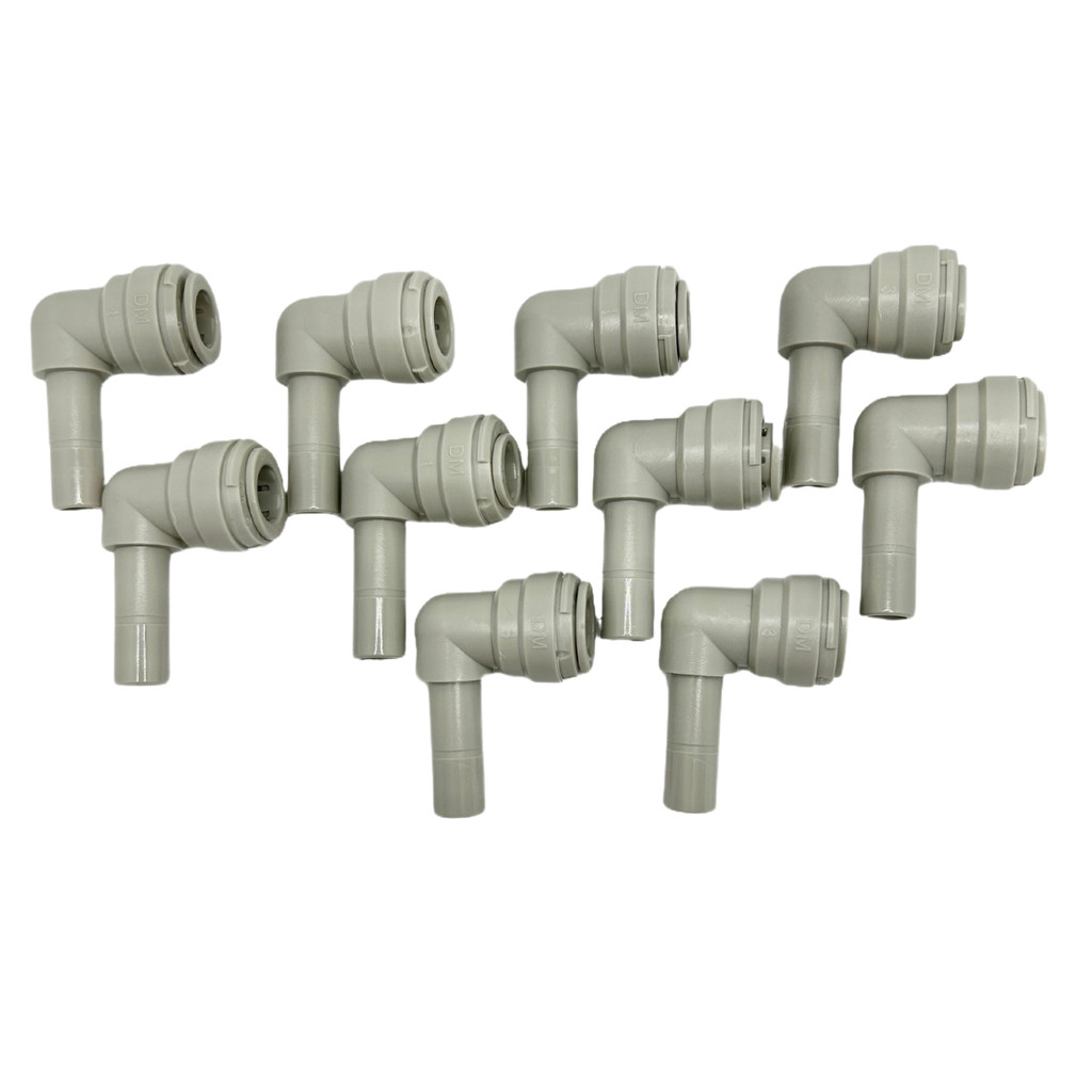 Kit 10 Conexão Rapida Cotovelo Pino 3/8 X Tubo 3/8 - Dmfit