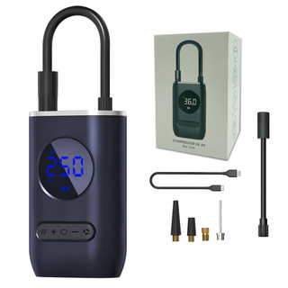 Mini Compressor de Ar Portatil Recarregavél Digital USB Calibrador Pneu Envio Imediato