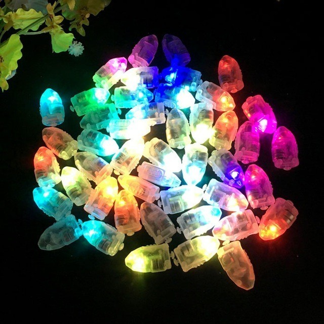 10/50pcs Mini Balão led Luz De Balão Led Bola Redondas À Prova D'água Para Festa De Aniversário em Oferta na Shopee