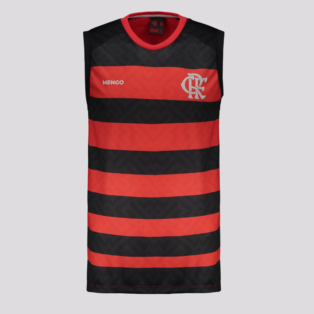 Regata Flamengo Nós Preta e Vermelha