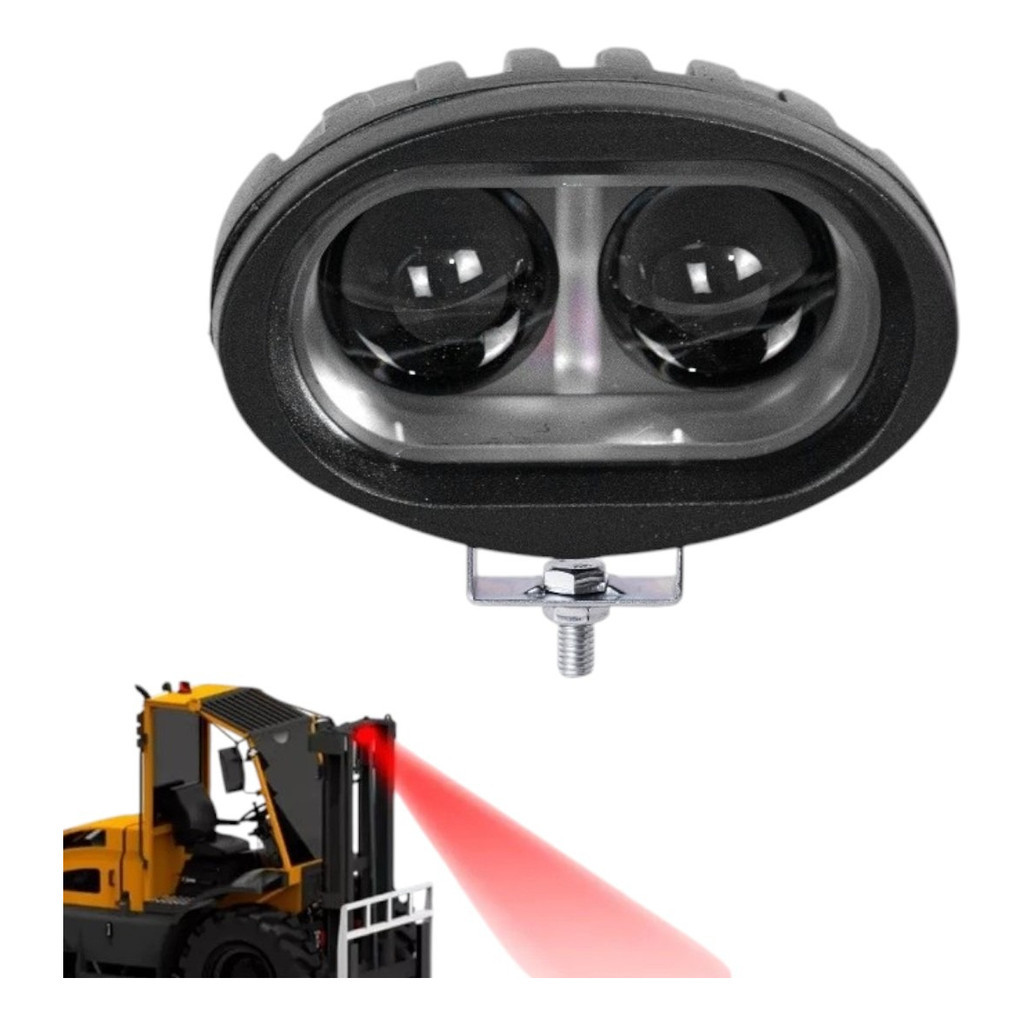 Farol Milha Auxiliar 2 Led 20w Empilhadeira Led Vermelho em Oferta na Shopee