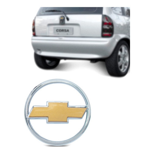 Emblema Fechadura Porta Malas Chevrolet Corsa 97 98 99 2000
