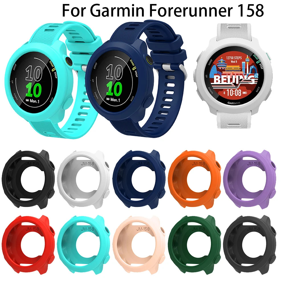 Capa Protetora De Relógio TPU Para Garmin Forerunner 158 , SmartWatch , Substituição Macia , À Prova De Choque , Transpa