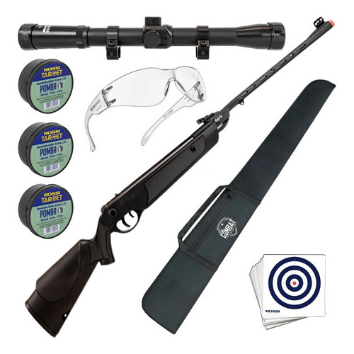 Espingarda de Pressão 5,5 Dione Sport + Capa e Chumbinho em Oferta na Shopee