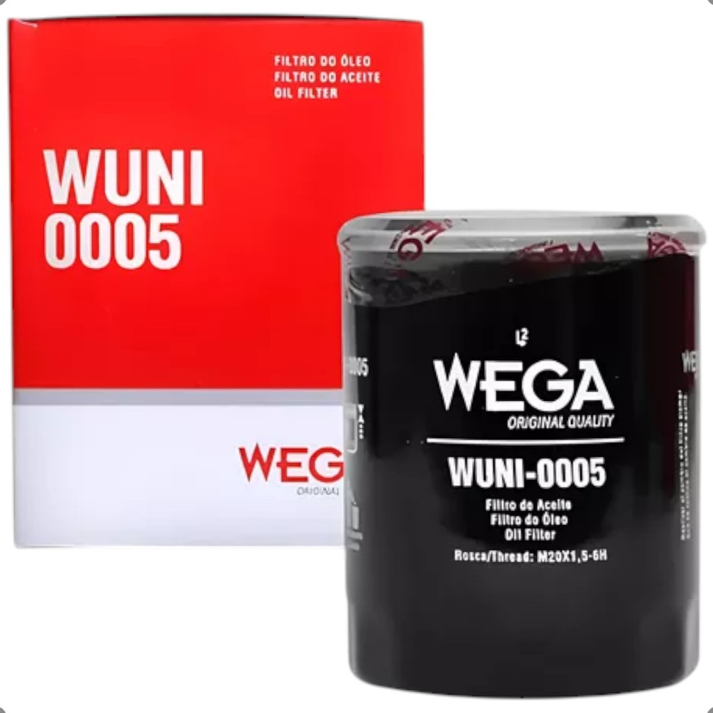 Filtro De Oleo Wega Atos Hb20 Veloster Carnival Cerato Picanto Shuma Soul Sportage