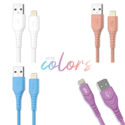 Cabo para Recarga e Sicronização ELG, L812, USB para Lightining, 1.2M, 2.4A e 12W, PVC, L812, ELG