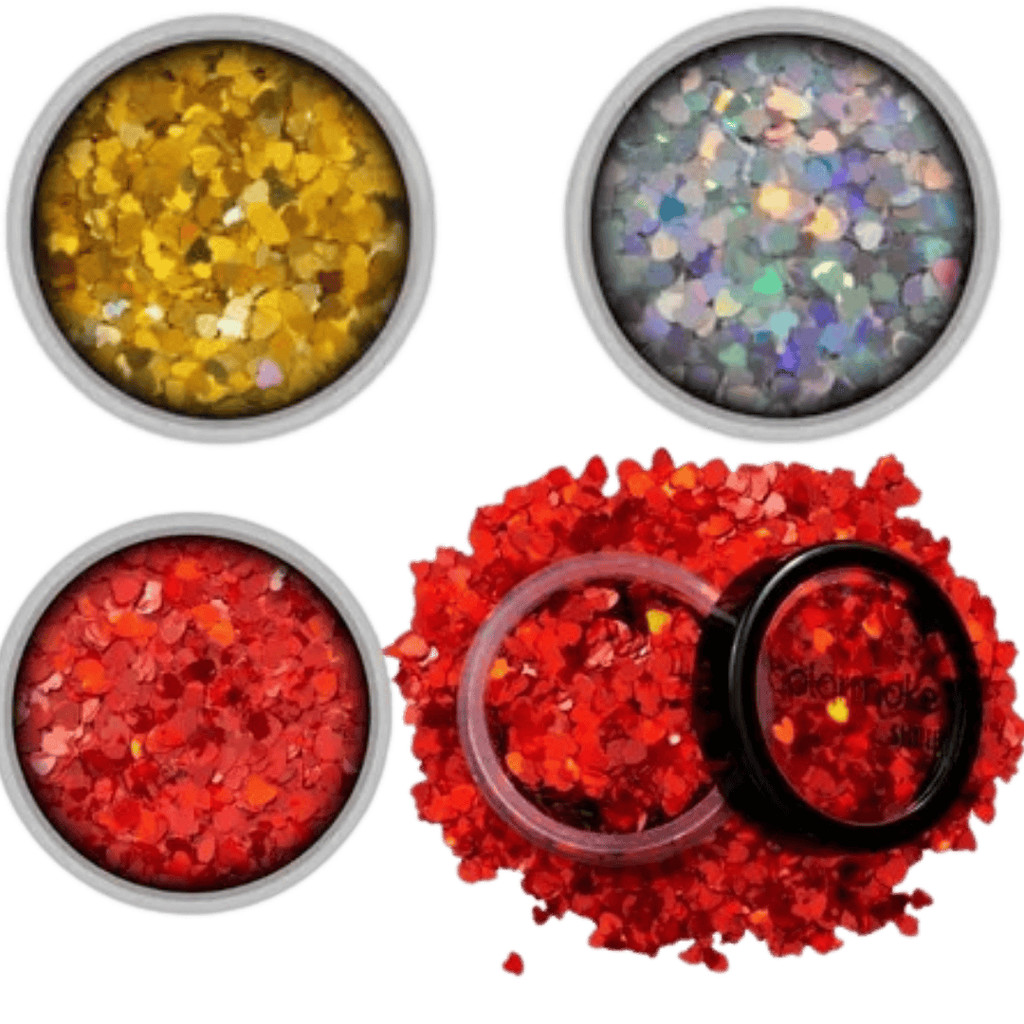Glitter Shine Coração Maquiagem Carnaval 2g Cores Colormake