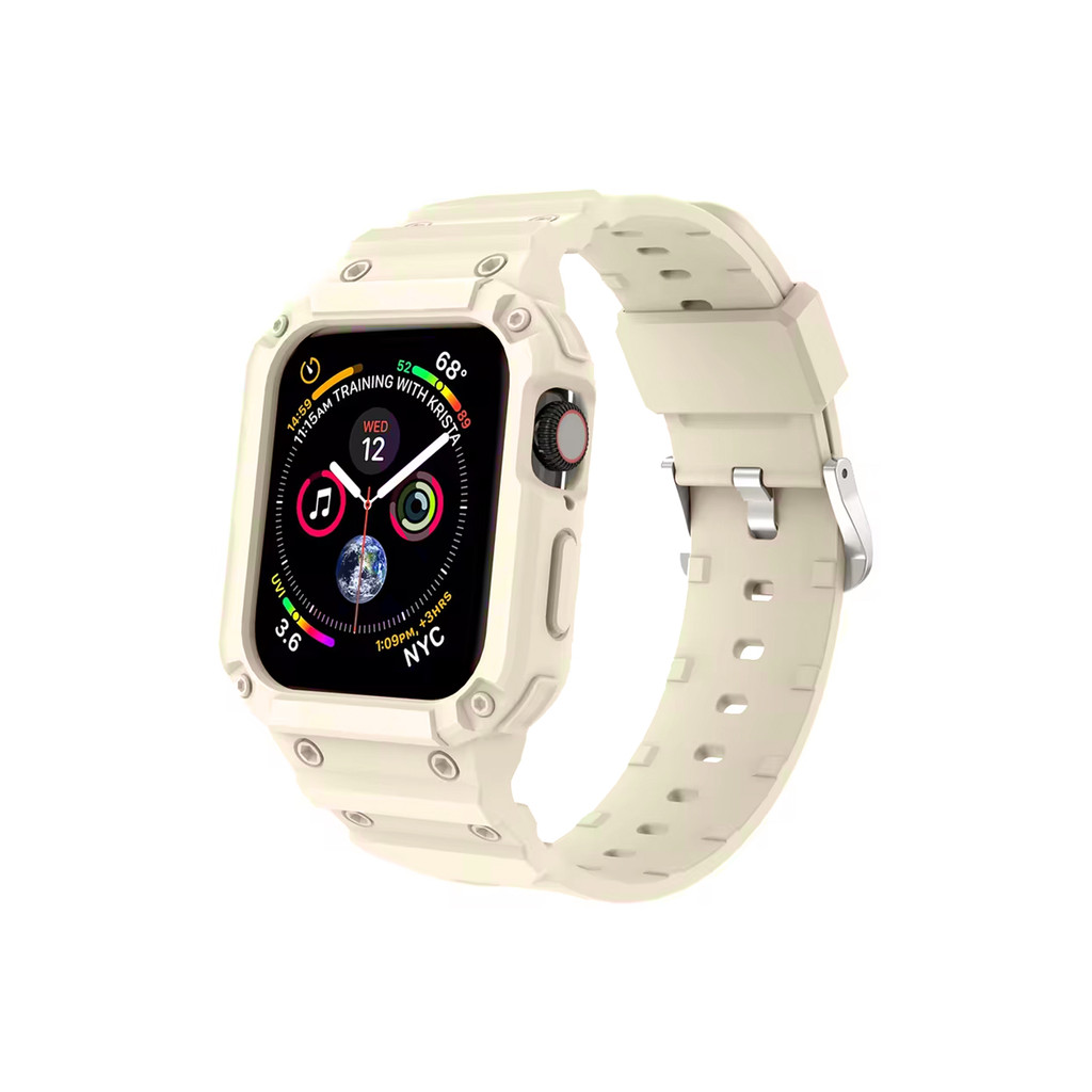 Pulseira Apple Watch Survivor Gshield Esportiva Resistente com Case Integrado 42-49MM