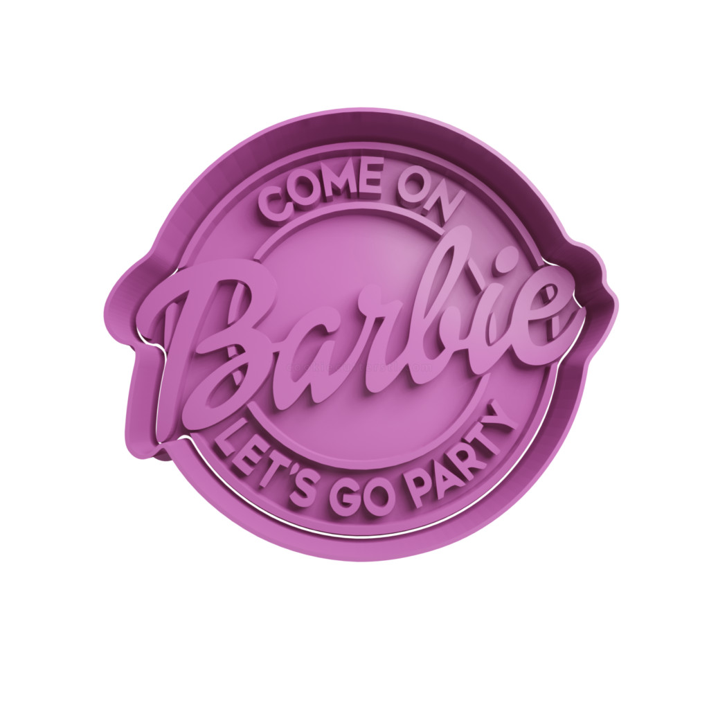 Cortador De Biscoito Vamos Barbie, vamos à festa - Barbie