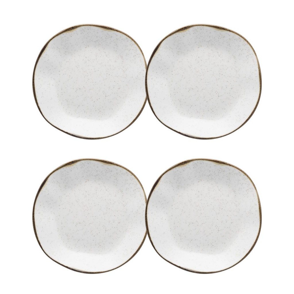 Jogo com 4 Pratos Fundos 22,5cm Oxford Ryo Maresia em Oferta na Shopee