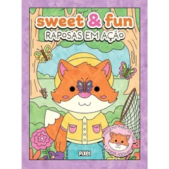 Livro de Colorir | Sweet e Fun: Raposas em Ação