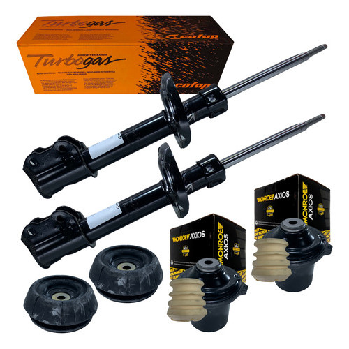 Par Amortecedor Dianteiro Cofap + Kits Axios Agile 2009 2010 2011 2012 2013 2014 - Spare Parts and Accessories for Vehicles
