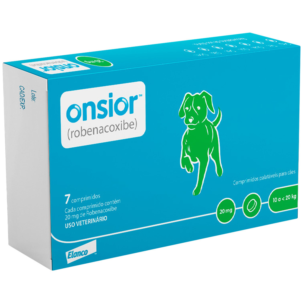 Onsior 10mg para Cães de 5 a 10kg - 7 Comprimidos - Elanco em Oferta na Shopee