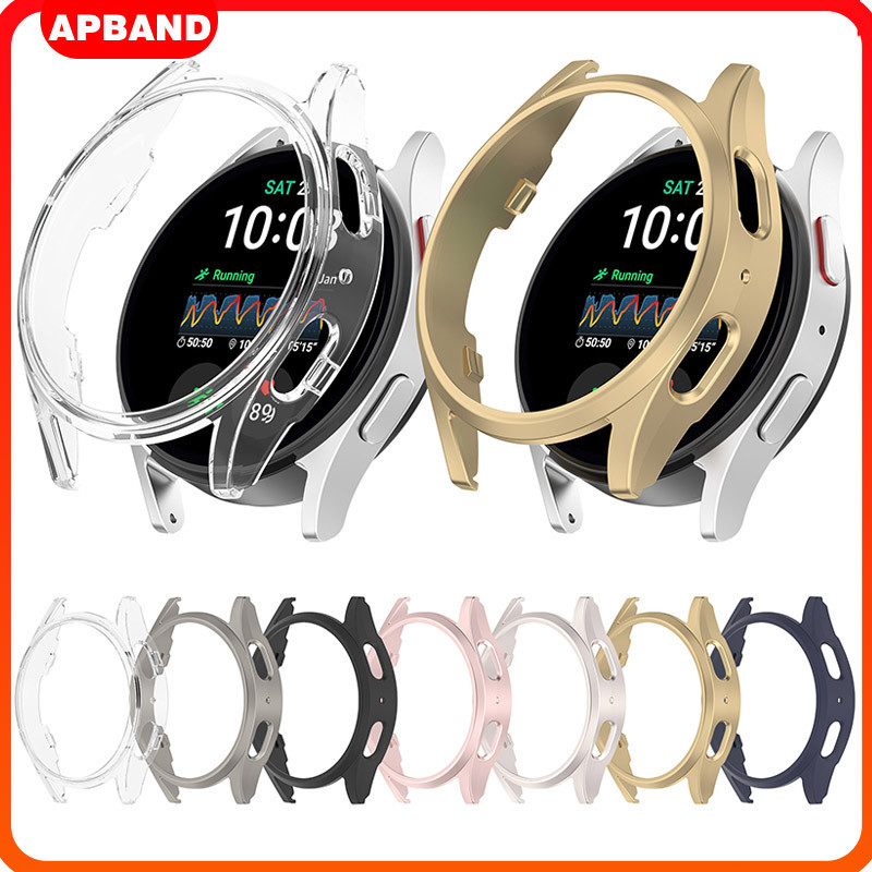 Capinha Capa Case PC Acrílico Para Relógio Smartwatch Samsung Galaxy Watch 7 40mm 44mm Protetor De Tela