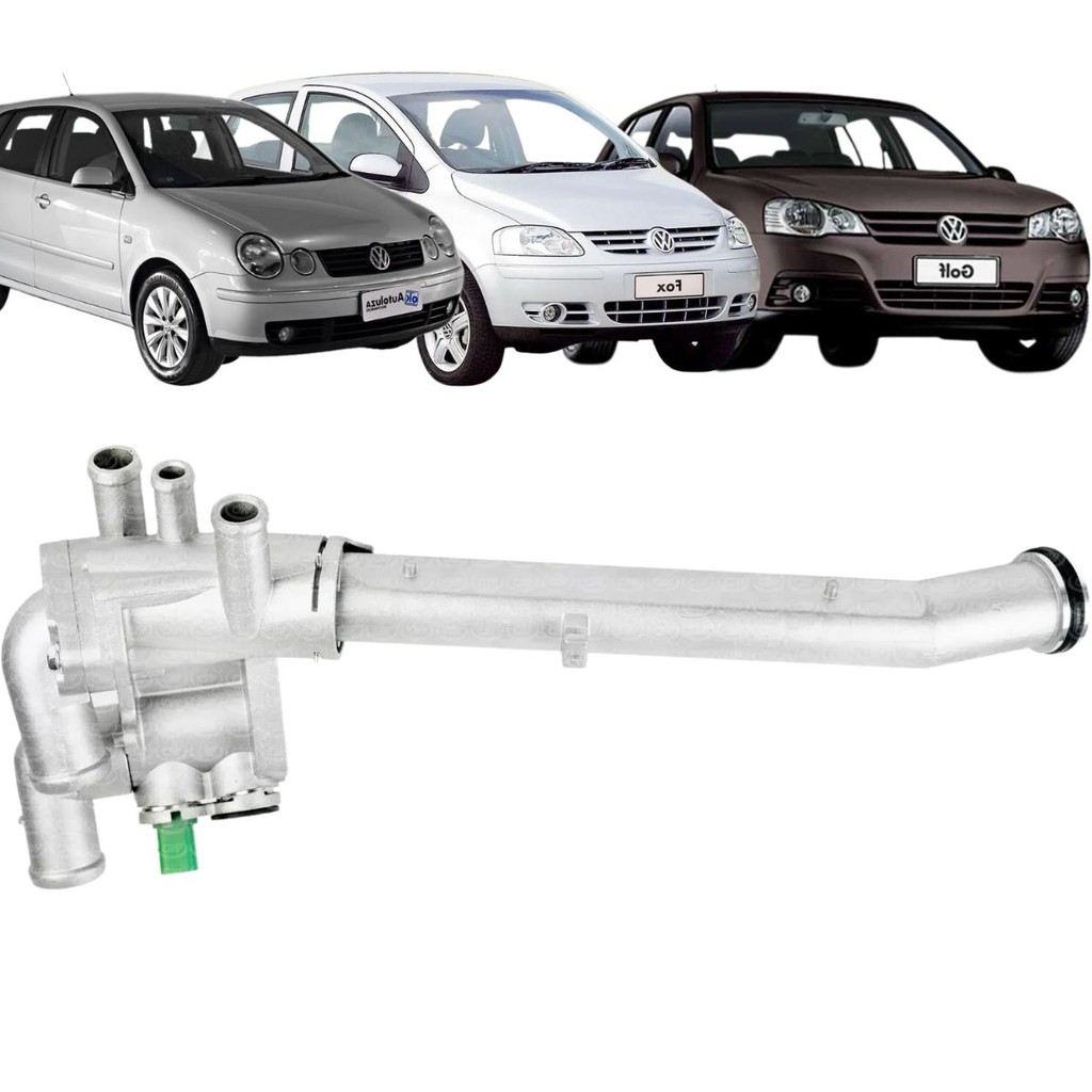 Cavalete Cavalo D'Agua Valvula Termostatica Volkswagen Polo Fox Golf Crossfox SpaceFox Pino Verde - Spare Parts and Accessories for Vehicles