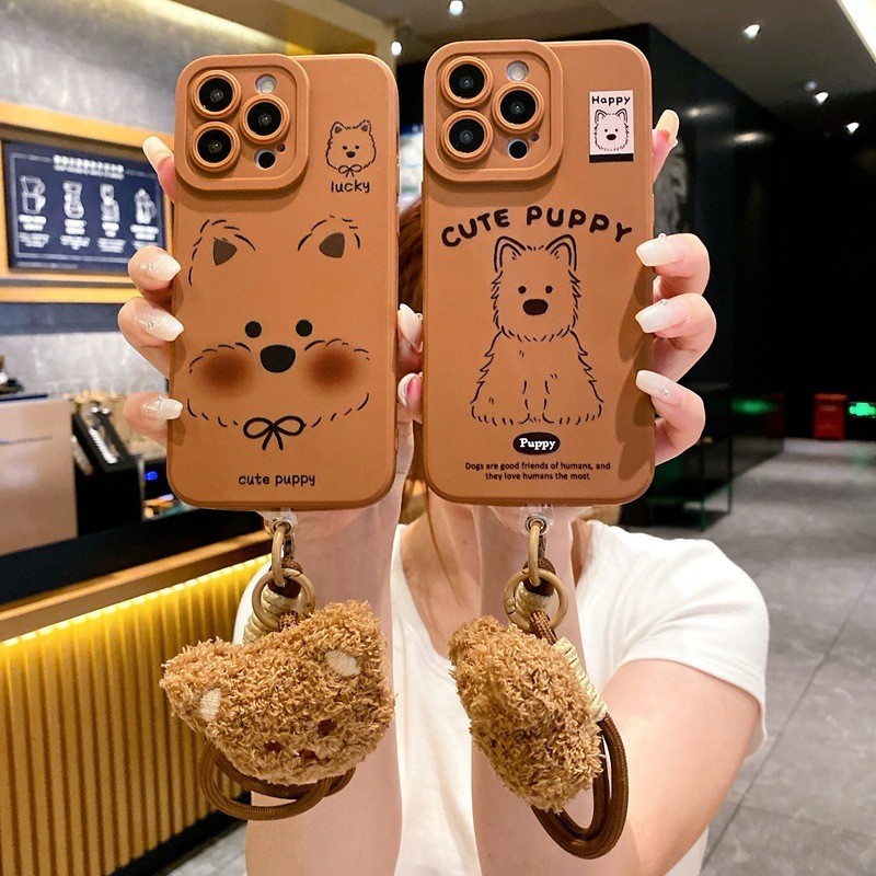 Para Samsung S25 S24 S23 S21 S20 FE S22 S26 Plus Ultra A73 A53 A34 A35 A36 A30S Litte Filhote De Cachorro Caso De Telefo