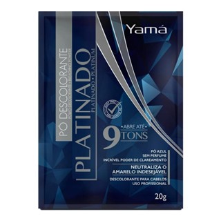 PÓ DESCOLORANTE YAMA PLATINADO 9 TONS COM 20G em Oferta na Shopee