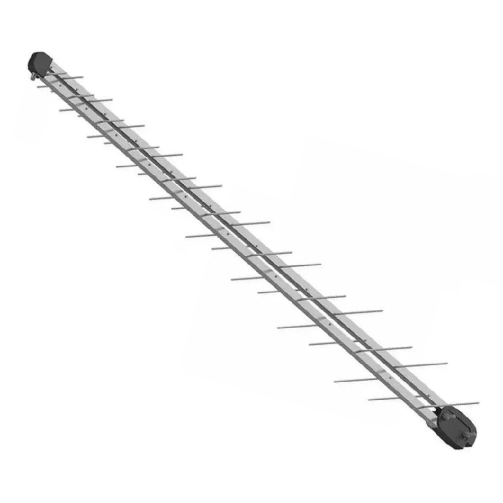 Antena Digital/uhf Externa Hdtv Log 38 Elementos Sinal Fort