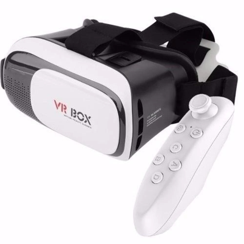Oculos De Realidade Virtual 3d + Controle Bluetooth - Vr Box