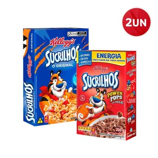 Combo Cereal Sucrilhos Original 240g e Power Chocolate 200g em Oferta na Shopee