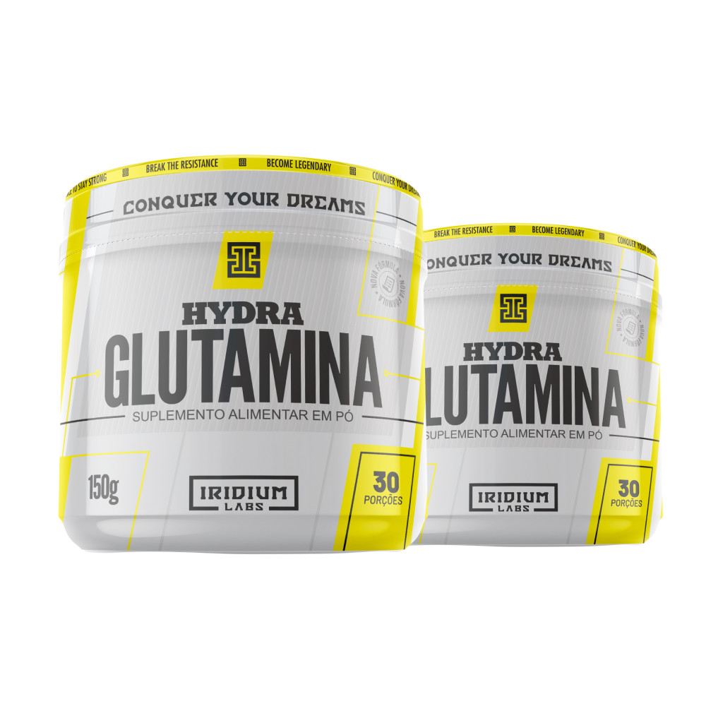 Kit 2x Hydra Glutamina 150g - Iridium Labs em Oferta na Shopee