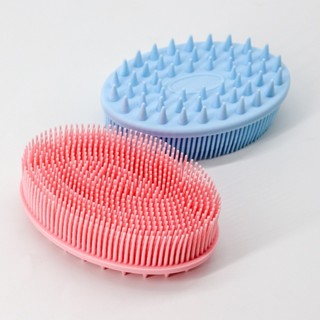 Escova De Banho E Lavagem Do Cabelo Dupla Face De silicone Para Massagem Suave Das Crianças024-054 em Oferta na Shopee