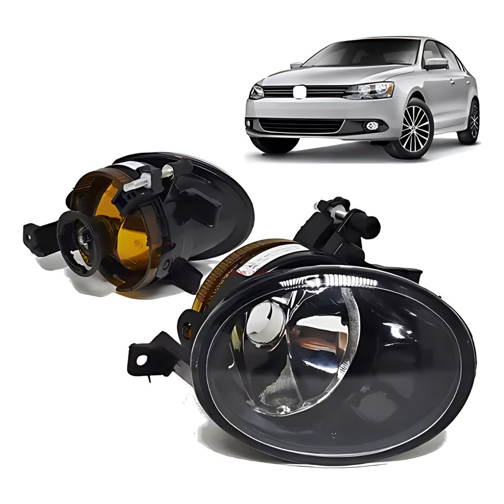 Par 2 Farol Milha Auxiliar Neblina Jetta 2011 2012 2013 2014 em Oferta na Shopee