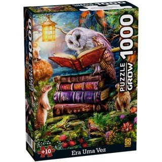 QUEBRA CABEÇA ERA UMA VEZ 1000 PEÇAS GROW PUZZLE JOGO MAGIA CORUJA FLORESTA CONTOS HISTÓRIA ANIMAIS em Oferta na Shopee